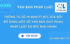 Thông Tư 79/2019 Của Bộ Tài Chính