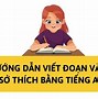 Viết Sở Thích Nấu Ăn Bằng Tiếng Anh